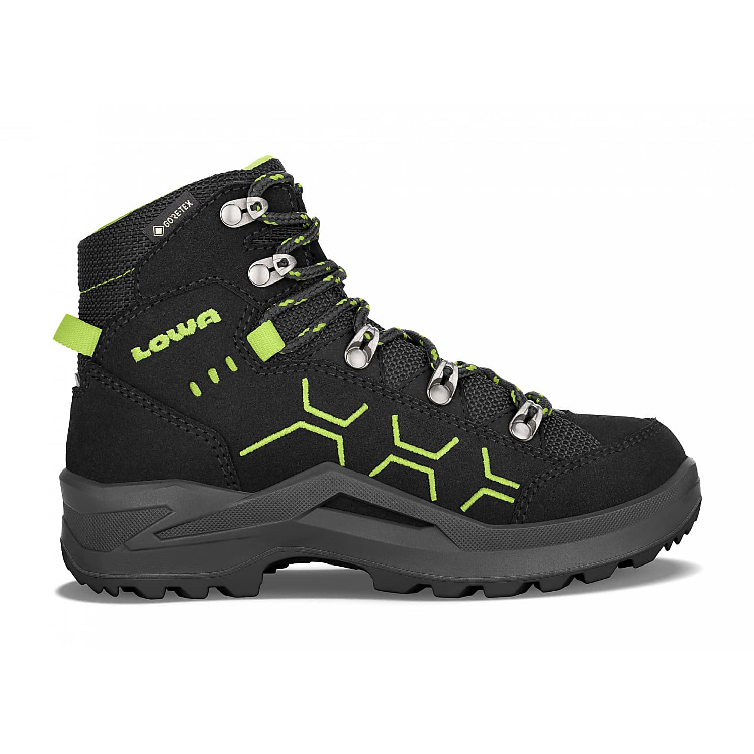 Lowa KODY EVO GTX MID JUNIOR 27 35 Schwarz Limone Free Shipping starts at 60 www.exxpozed.eu