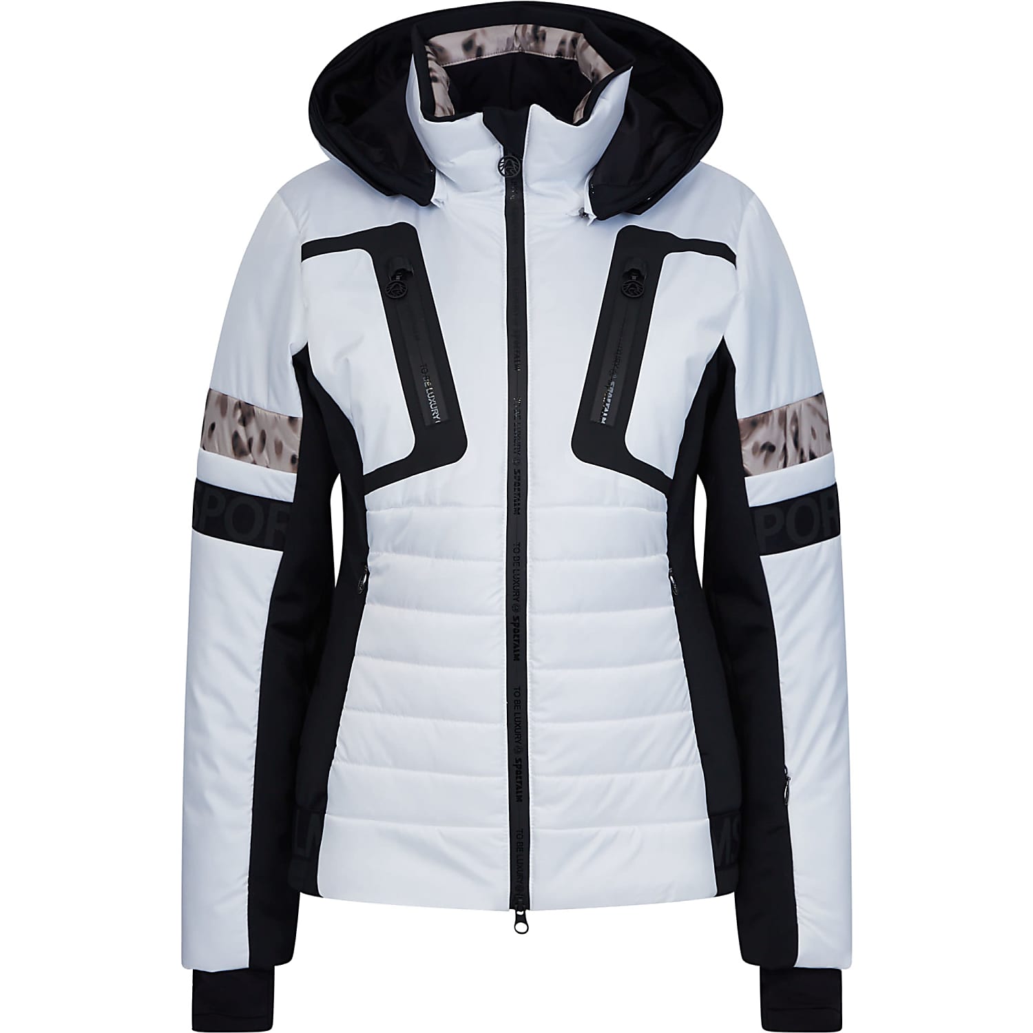 Black and white ski jacket womens online
