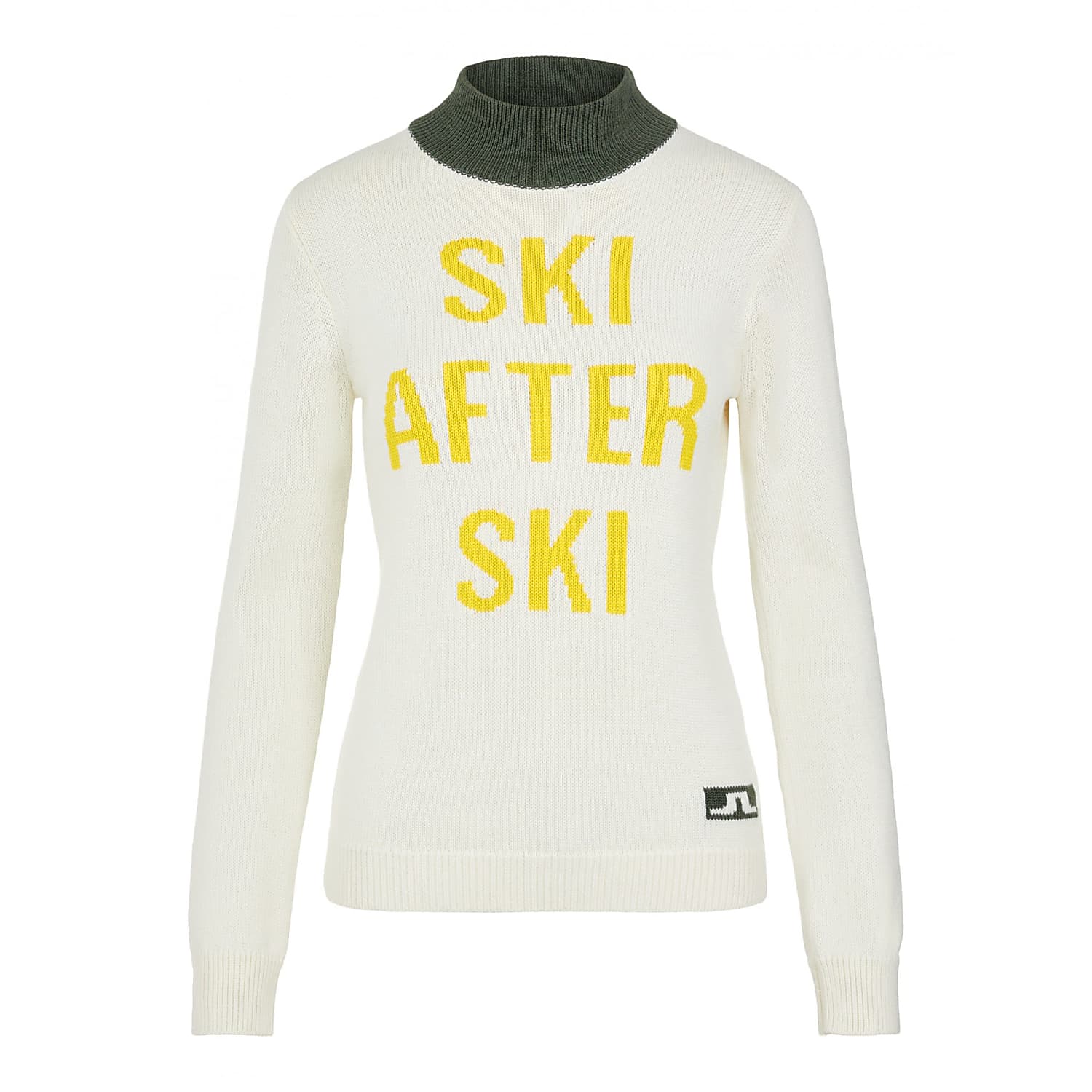 J.Lindeberg W ANNA KNITTED SKI SWEATER Thyme Green Free Shipping starts at 60 www.exxpozed.eu
