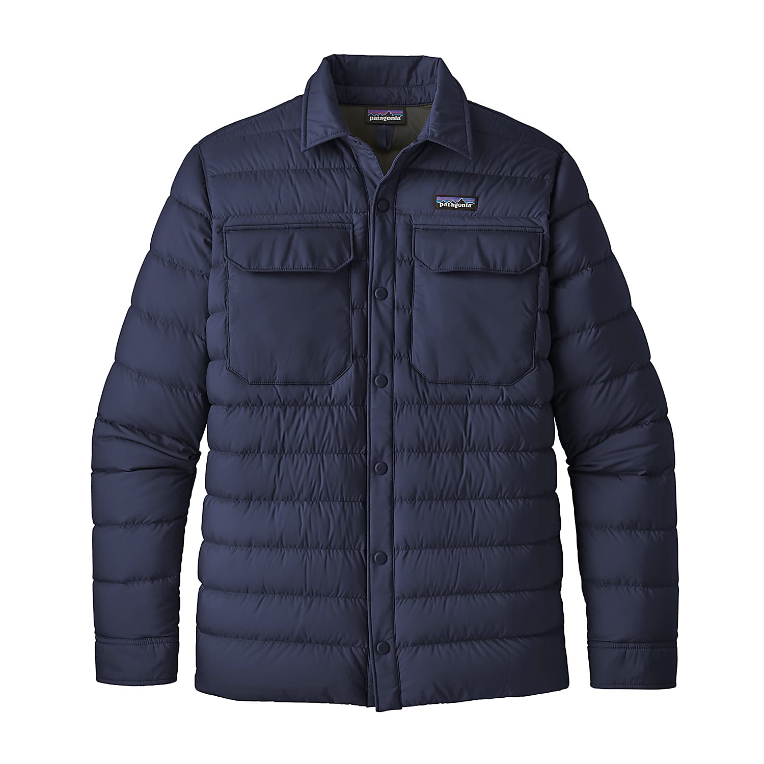 Patagonia M SILENT DOWN SHIRT Classic Navy