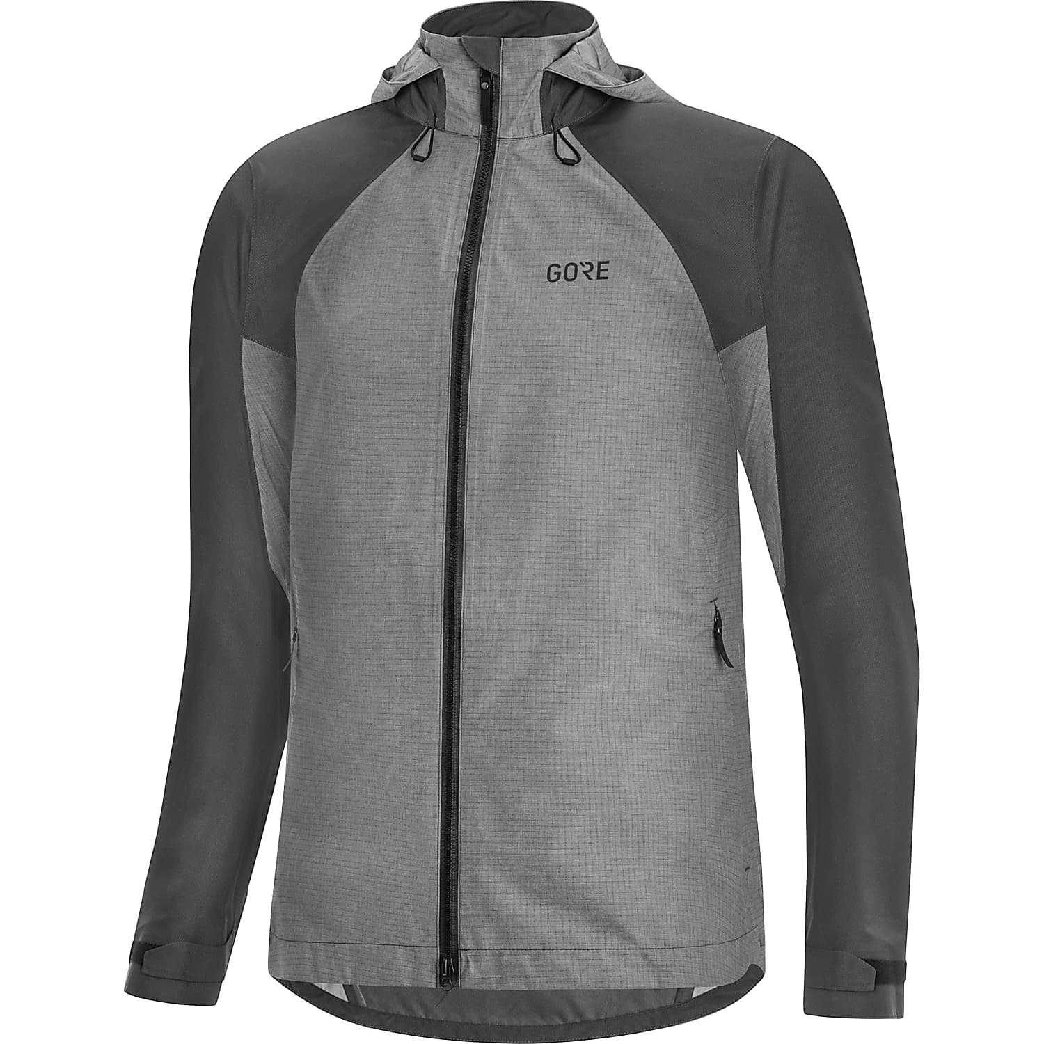 Gore W C5 GORE TEX TRAIL HOODED JACKET Terra Grey