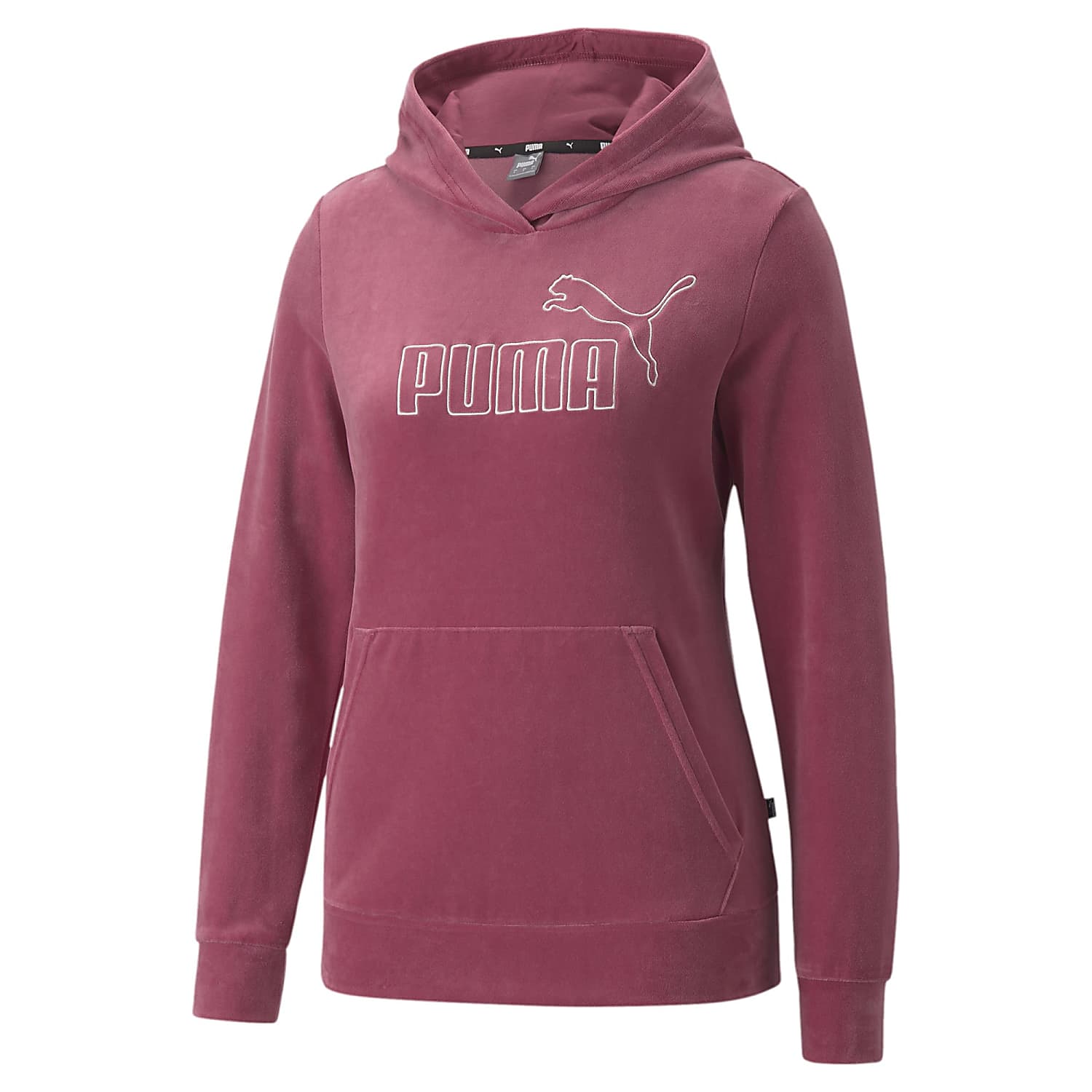 Jetzt Puma W ESSENTIALS VELOUR HOODIE Dusty Orchid online kaufen www.exxpozed