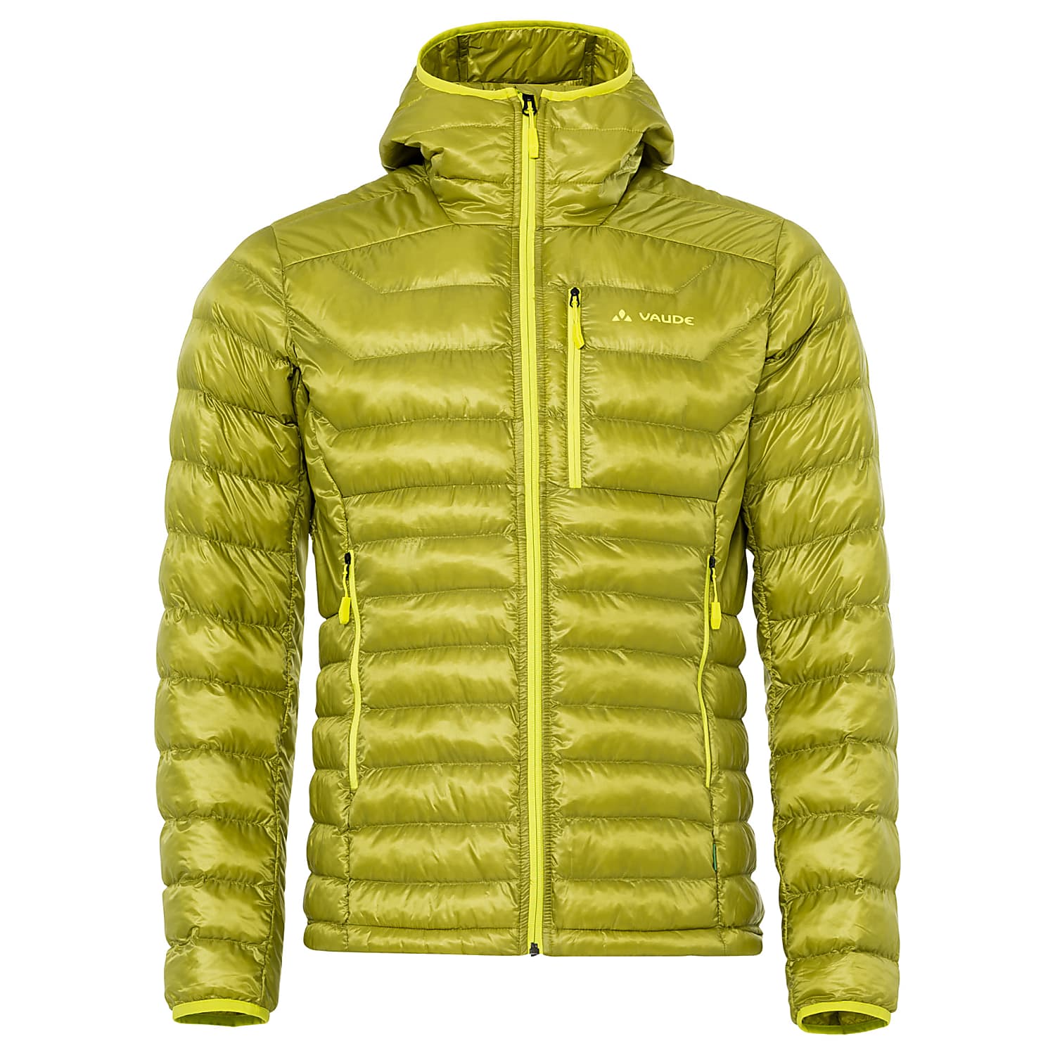 Vaude MENS BATURA HOODED INSULATION JACKET Wild Lime Free Shipping starts at 60 www.exxpozed
