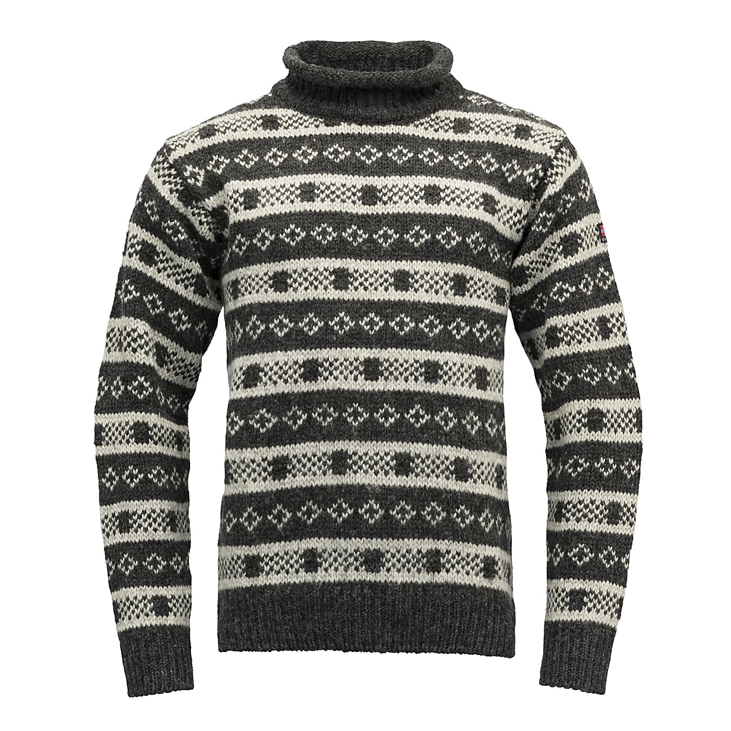 Devold ALNES WOOL ROLL NECK Anthracite Grey