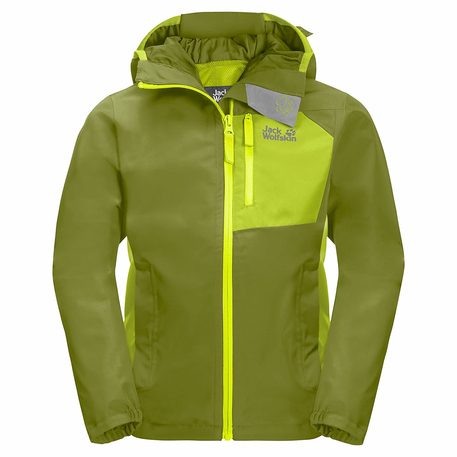 Jack Wolfskin KIDS ACTIVE HIKE JACKET Green Tea Free Shipping starts at 60 www.exxpozed.eu