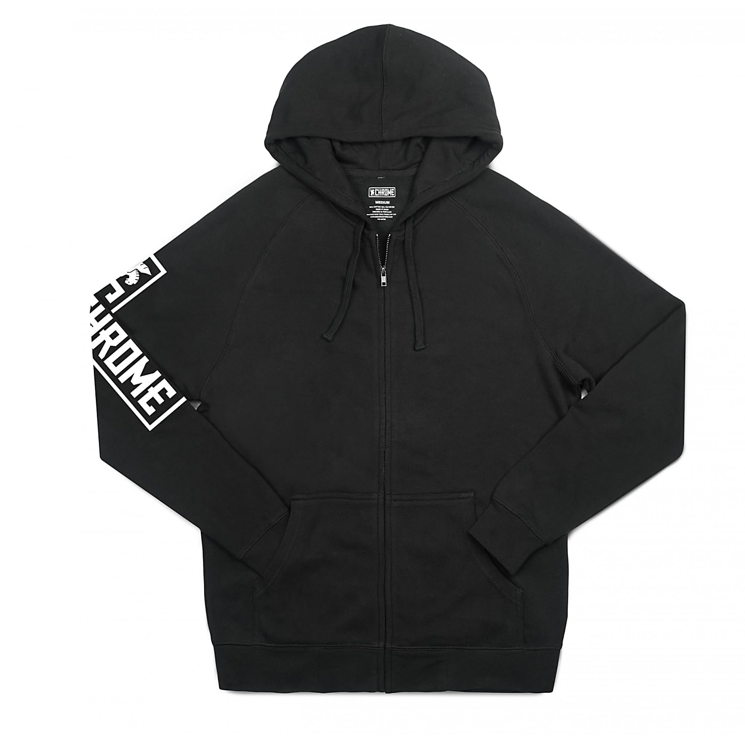 Buy Chrome Industries M FLYING LION ZIP HOODIE Black online now www.exxpozed.eu
