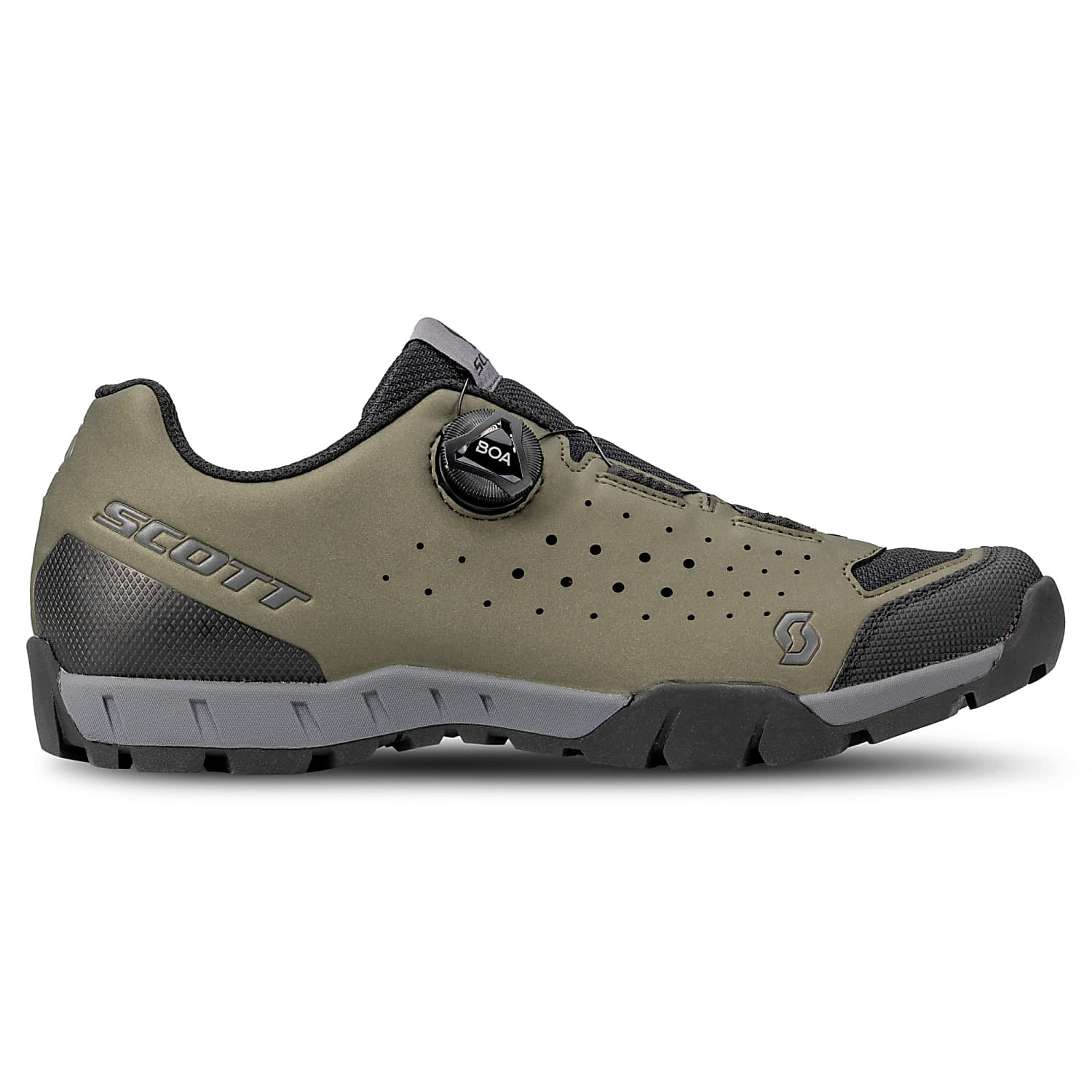 Scott M SPORT TRAIL EVO BOA SHOE Metallic Brown Black Free Shipping starts at 60 www.exxpozed