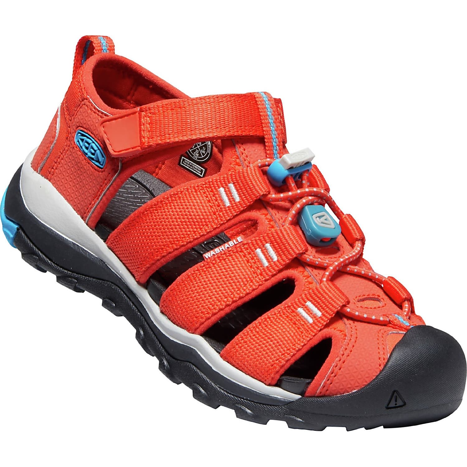 Keen KIDS NEWPORT NEO H2 Orange Vivid Blue Fast and cheap shipping www.exxpozed