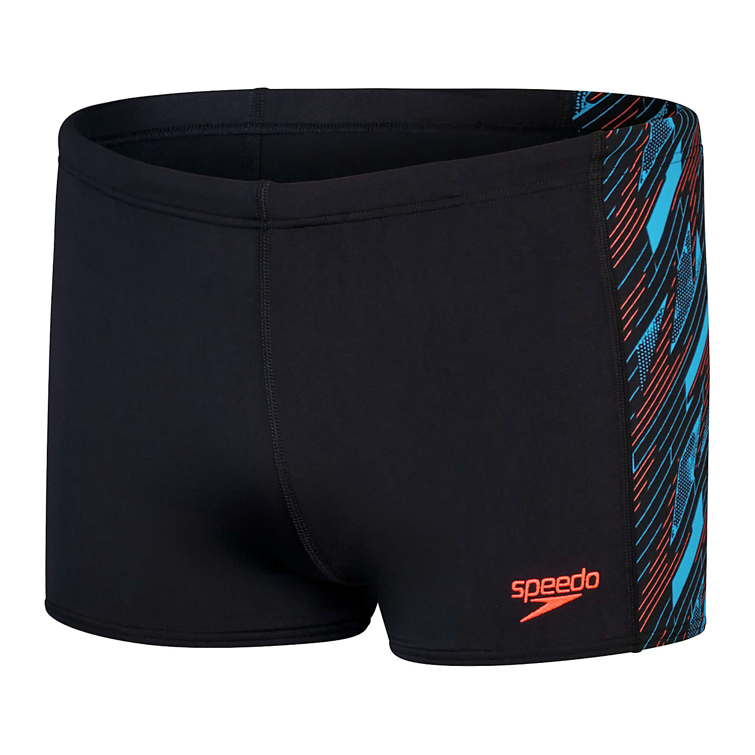 Speedo M HYPERBOOM PANEL AQUASHORT Black Picton Blue Fast and cheap shipping www.exxpozed