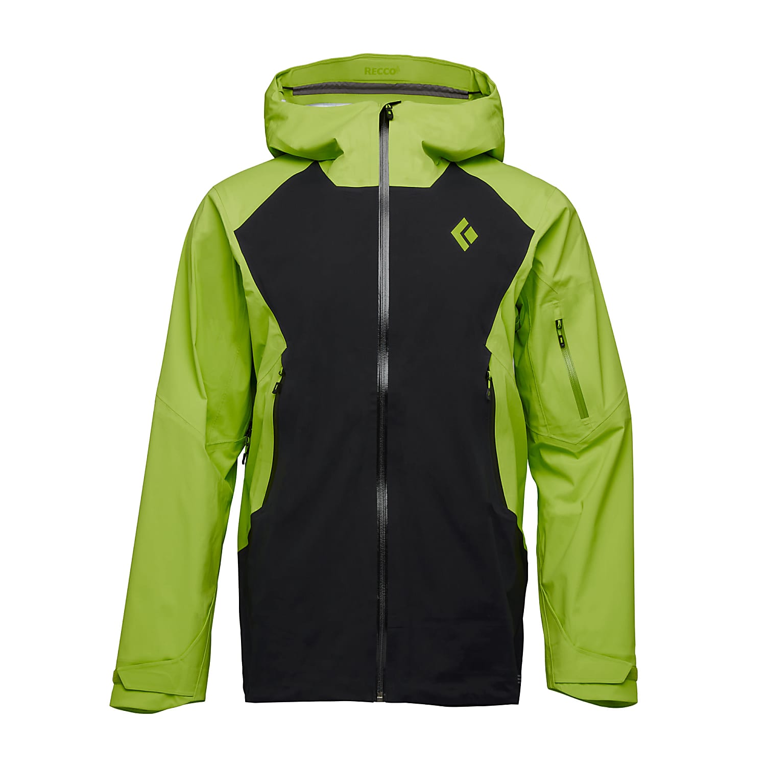 Black diamond men's recon stretch ski shell jacket top