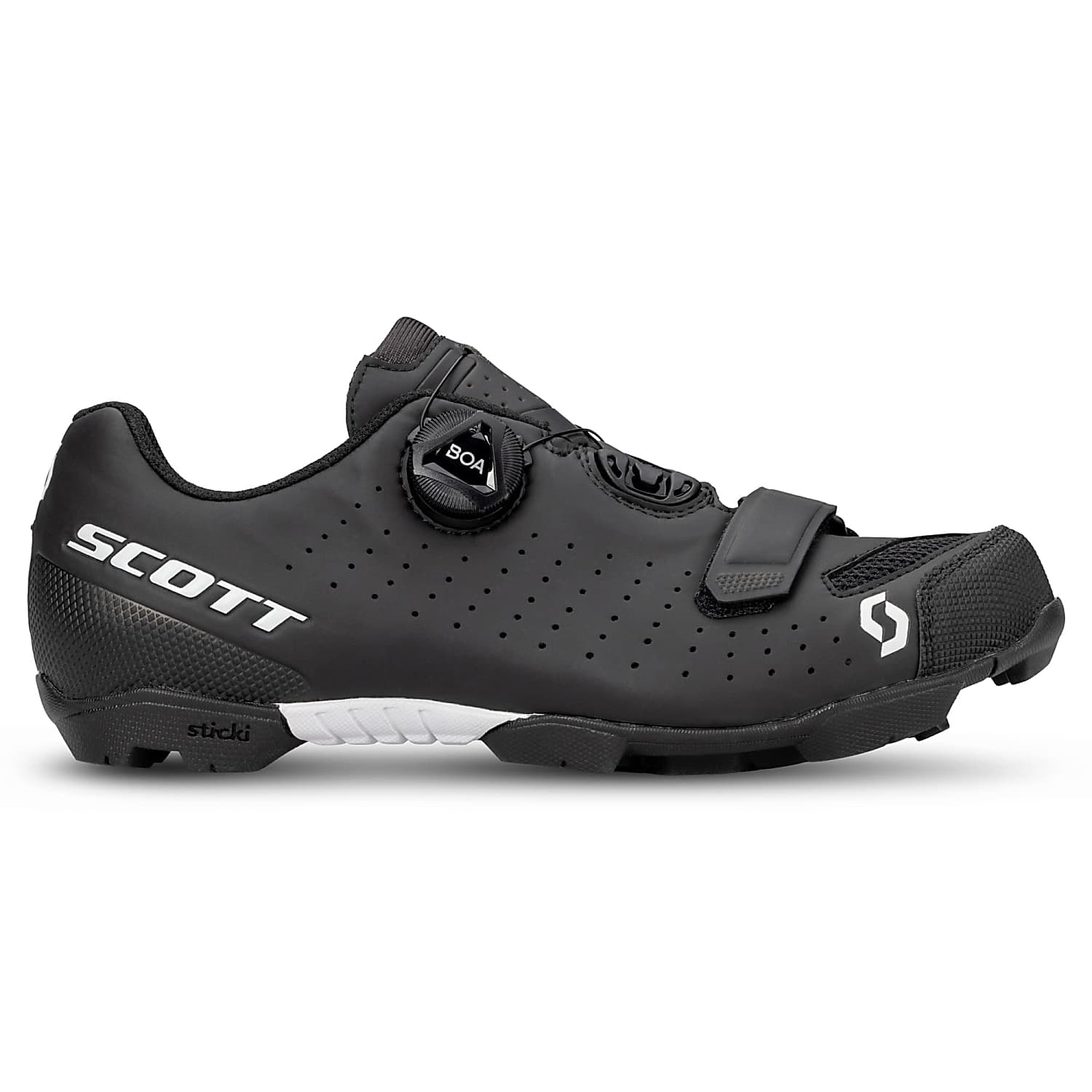 Scott KIDS MTB FUTURE PRO SHOE Black White Fast and cheap shipping www.exxpozed
