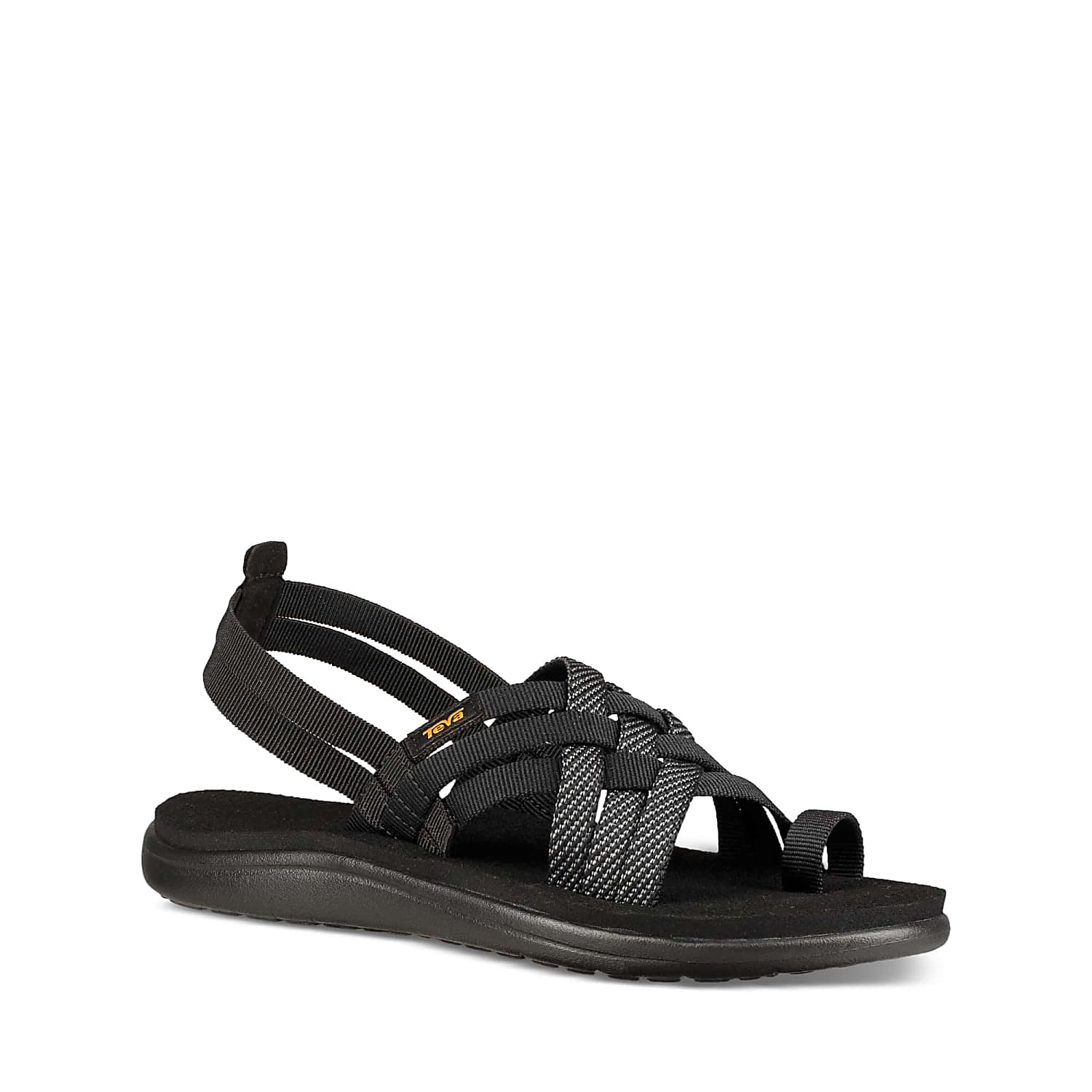 Teva black strappy sandals outlet