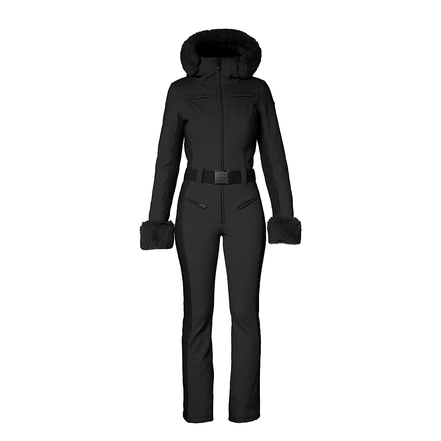 Black ski suit womens shop