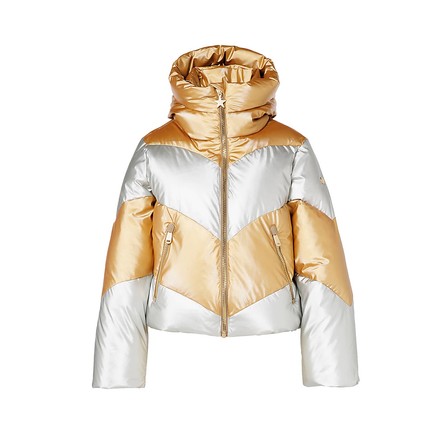 Goldbergh W COURAGE SKI JACKET Gold Silver Free Shipping starts at 60 www.exxpozed.eu