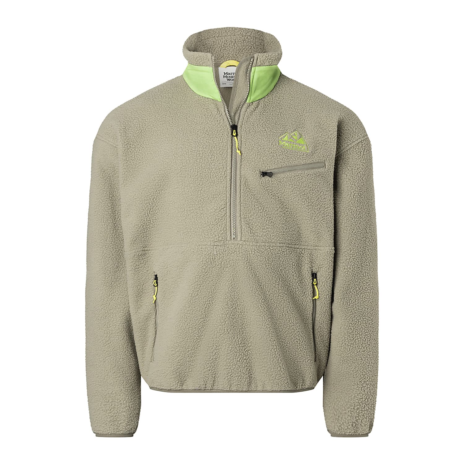 Marmot M 94 E.C.O. RECYCLED FLEECE Vetiver Kiwi