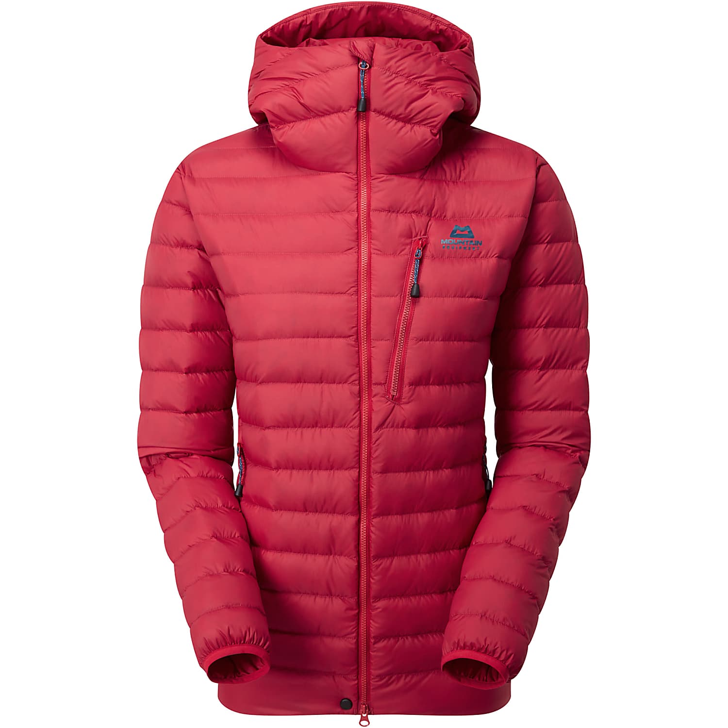 Red hooded jacket women's top