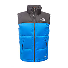 The North Face Boys Nuptse Vest Athens Blue Fast And Cheap Shipping Www Exxpozed Com