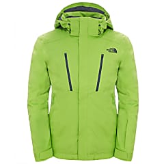 north face ski jacket green