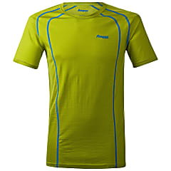 Bergans FJELLRAPP TEE, Lime - Light Sea Blue