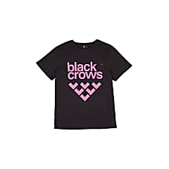 Black Crows FULL LOGO T-SHIRT, Black - Pink