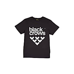 Black Crows FULL LOGO T-SHIRT, Black - White