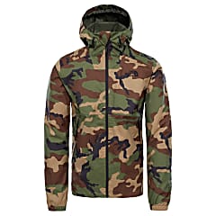 north face camo rain jacket