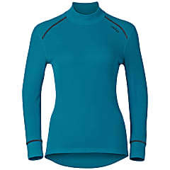 Odlo W SHIRT L/S TURTLE NECK WARM, Algiers Blue