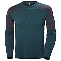 Helly Hansen M HH LIFA MERINO CREW, Midnight Green