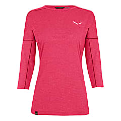 Salewa W PEDROC HYBRID 2 DRY L/S TEE, Virtual Pink Melange