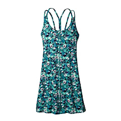 Patagonia W LATTICEBACK DRESS, Neo Tropics Petite - Howling Turquoise