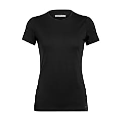 Icebreaker W AMPLIFY SS LOW CREWE, Black