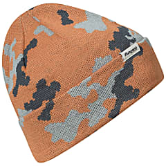 Bergans CAMOUFLAGE BEANIE, Cantaloupe - Orion Blue - Misty Forest
