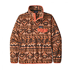 Patagonia W LIGHTWEIGHT SYNCHILLA SNAP-T PULLOVER, Mangrove - Henna Brown