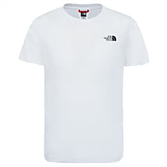 The North Face YOUTH SS SIMPLE DOME TEE, TNF White - TNF Black