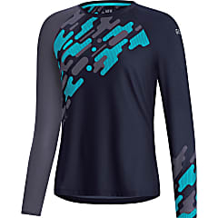Gore W C5 TRAIL LONG SLEEVE JERSEY, Orbit Blue - Graystone