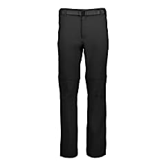 CMP M ZIP OFF PANT STRETCH POLYESTER, Nero