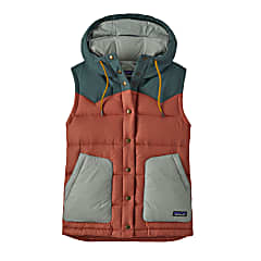 Hooded vest shop with fur
