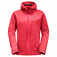 Jack Wolfskin W PACK AND GO SHELL, Tulip Red