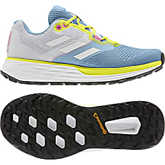 adidas TERREX TWO FLOW W, Hazy Blue - Crystal White - Acid Yellow - Fast  and cheap shipping 