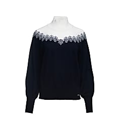 Dale of Norway W ISFRID SWEATER, Navy - White