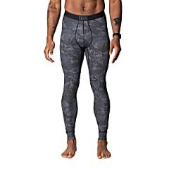 Saxx M QUEST QUICK DRY MESH BASELAYER BOTTOM, Navy Mountainscape