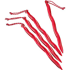 MSR CYCLONE TENT STAKES KIT (4-PACK), Red