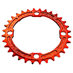 Race Face CHAINRING NARROW WIDE 4-BOLT 104MM 10/11/12-SPEED 36/38T, Orange