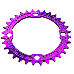 Race Face CHAINRING NARROW WIDE 4-BOLT 104MM 10/11/12-SPEED 36/38T, Purple