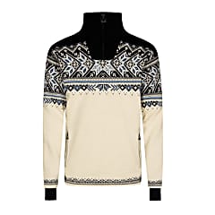 Dale of Norway M VAIL WEATHERPROOF SWEATER, Offwhite - Smoke - Navy - Blue