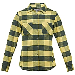 Dolomite W QUILTED OVERSHIRT, Spice Yellow - Tree Green