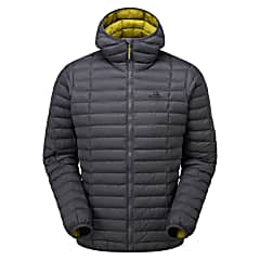 Mountain Equipment M PARTICLE HOODED JACKET, Anvil Grey - Obsidian
