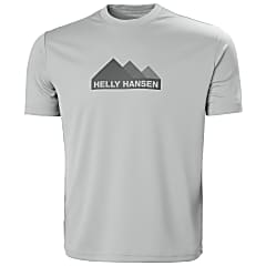 Helly Hansen M HH TECH GRAPHIC T-SHIRT, Grey Fog