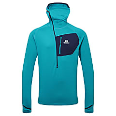 Mountain Equipment M ECLIPSE HOODED ZIP T, Topaz - Medieval Blue