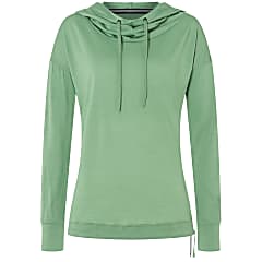 Super.Natural W FUNNEL HOODIE, Loden Frost